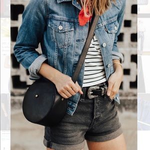 NWT Levi’s High waisted black grey faded 26 shorts New never worn